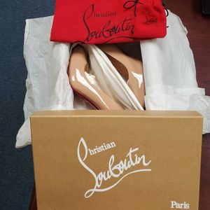 Christian Louboutin Nude Patent Pump 100 / PK20